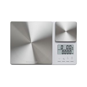 ترازو آشپزخانه دیجیتال کیچن اید مدل kq909wh حداکثر ظرفیت قابل اندازه‌گیری 5 کیلوگرم با دقت اندازه‌گیری 1 گرم
